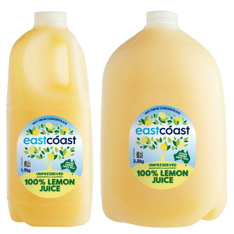Eastcoast Unpreserved 100% Lemon Juice