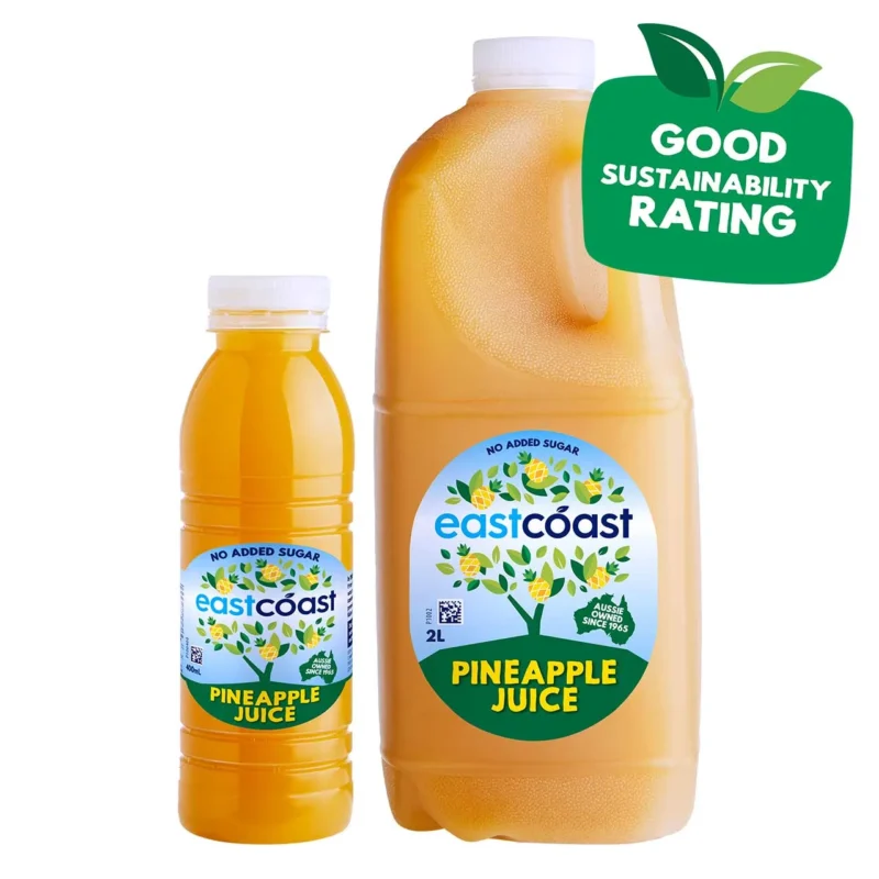 400ml & 2l of pineapple juice drink